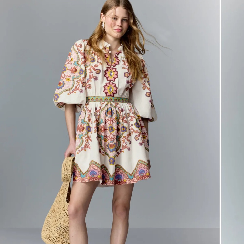 Cleobella Multicolor Boho Mini Dress